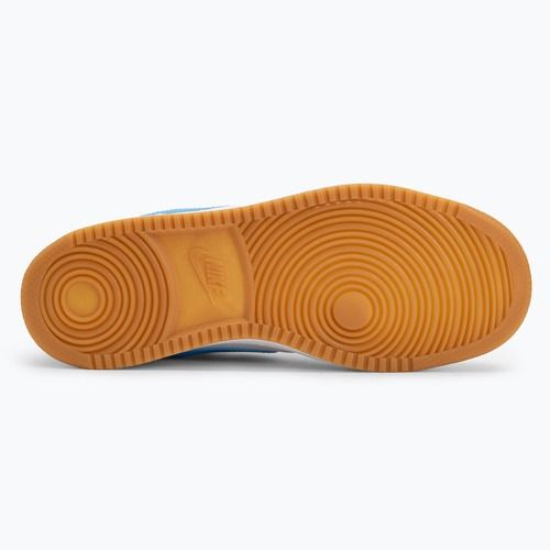 Herren Nike Court Vision Low Weiß/Gummi Gelb/Universitätsblau Schuhe