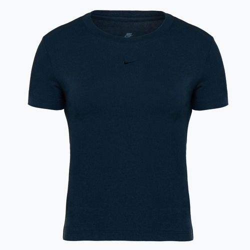 Nike Sportswear Chill Strick-T-Shirt für Damen in Marineblau