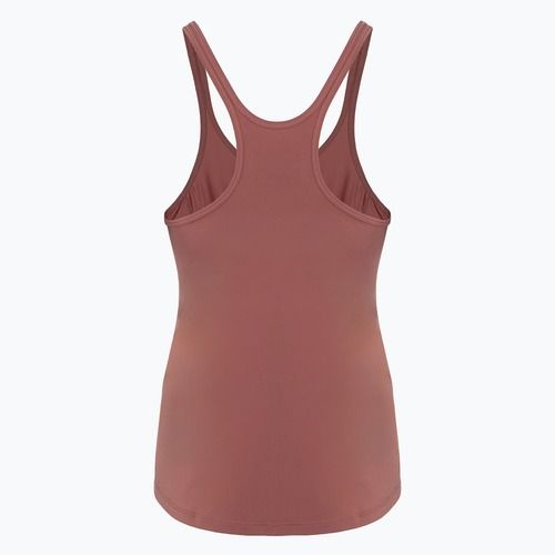 Damen Trainings-Tank-Top Nike One Classic Dri-Fit Strappy Canyon rosa/schwarz