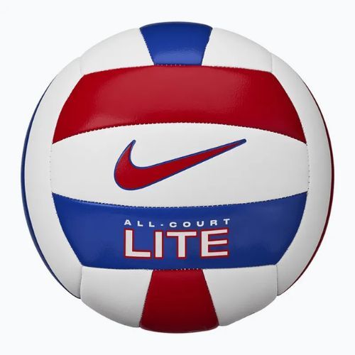 Volleyball Nike All Court Lite Volleyball white/university red/game royal/university red Größe 5