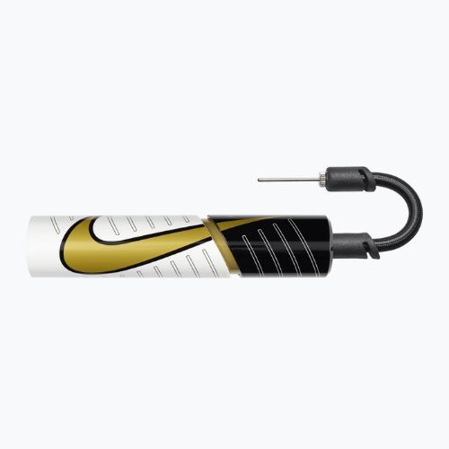 Ballpumpe Nike Essential Ball Pump white/metallic gold/black