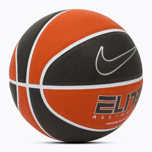 Basketball Nike Elite All Court 8P 2.0 Deflated amber/white/metallic silver/black Größe 7