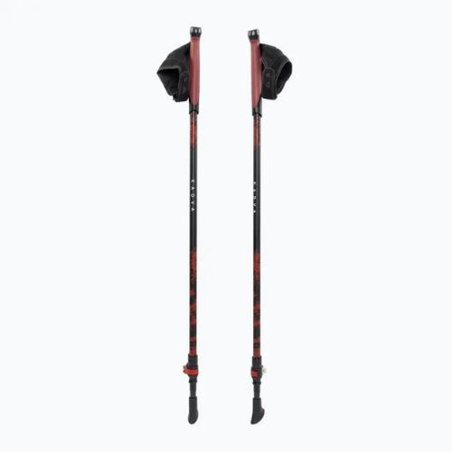 Nordic-Walking-Stöcke KADVA Halna verstellbar rot