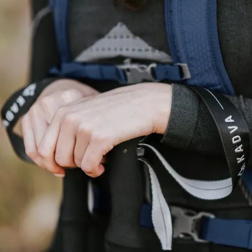 Trekkingstöcke KADVA Torre verstellbar Carbon grau