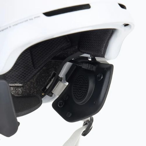 Skihelm POC Obex Connect hydrogen white/fluorescent orange avip