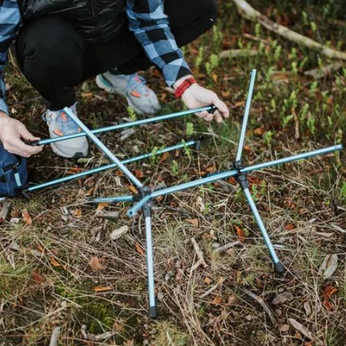 Ultraleichter blauer KADVA Tablo Campingtisch