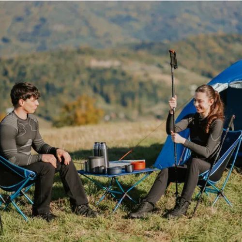 Ultraleichter blauer KADVA Tablo Campingtisch