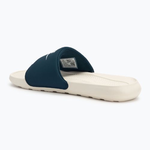 Schlappen Badeschuhe Herren Nike Victori One Slide armory navy / light orewood brown / sail