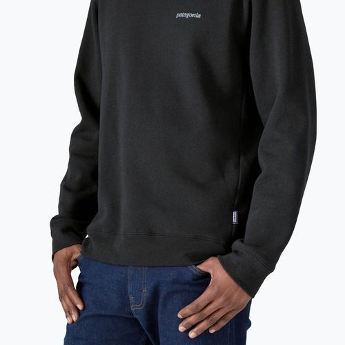Sweatshirt Hoodie Patagonia Fitz Roy Icon Uprisal Crew ink black