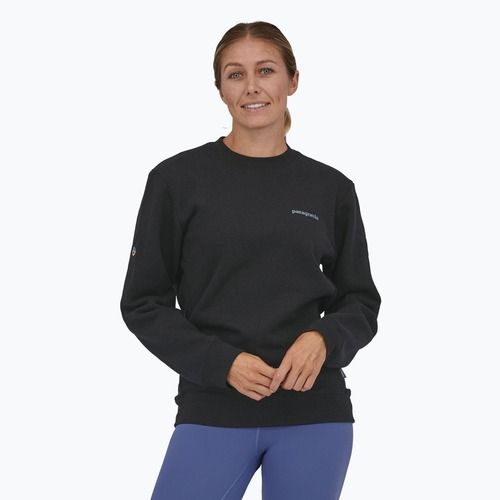 Sweatshirt Hoodie Patagonia Fitz Roy Icon Uprisal Crew ink black