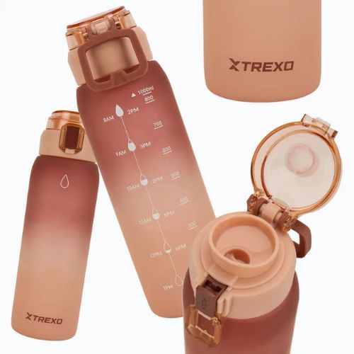 Trinkflasche TREXO Haust 1000 ml Braun