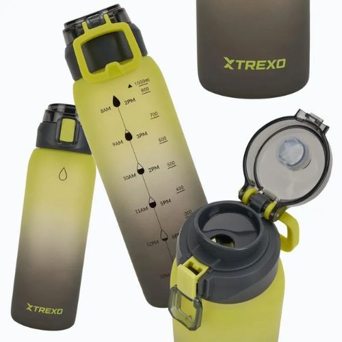 Trinkflasche TREXO Haust 1000 ml Gelb/Schwarz