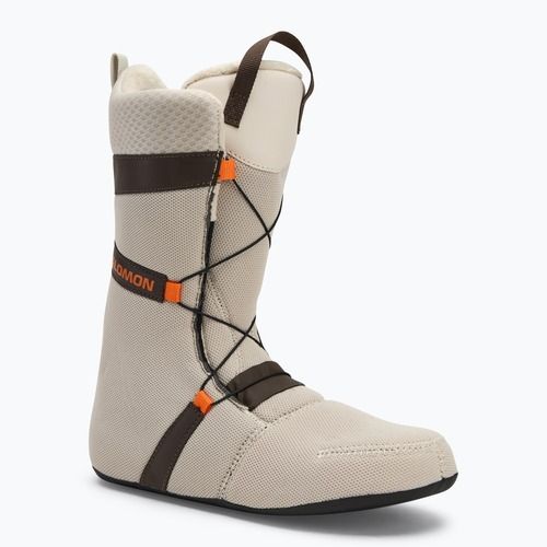 Snowboardschuhe Herren Salomon Launch Boa SJ Boa rainy day/birch/vibrant orange