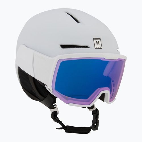 Skihelm Salomon Osmo Pro Sigma Photo white/sky blue