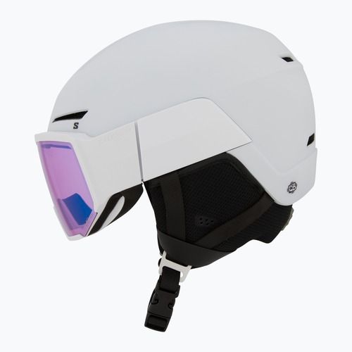 Skihelm Salomon Osmo Pro Sigma Photo white/sky blue