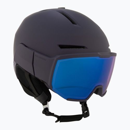 Skihelm Salomon Osmo Pro Sigma Photo nightshade/sky blue