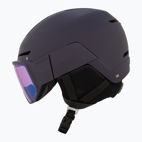 Skihelm Salomon Osmo Pro Sigma Photo nightshade/sky blue