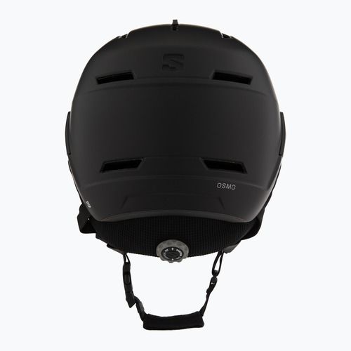 Skihelm Salomon Osmo black/flash tonic orange