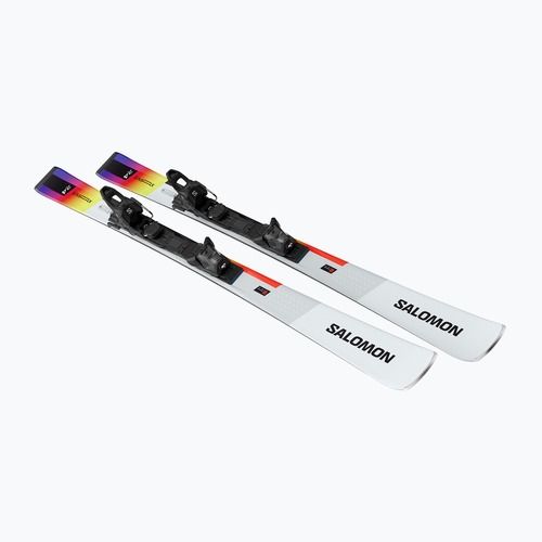 Abfahrtsskier Salomon S/Max Endurance + Bindungen M10 GW white/safety yellow/black