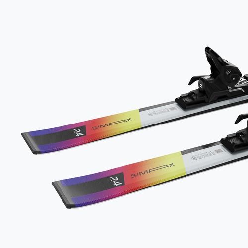 Abfahrtsskier Salomon S/Max Endurance + Bindungen M10 GW white/safety yellow/black
