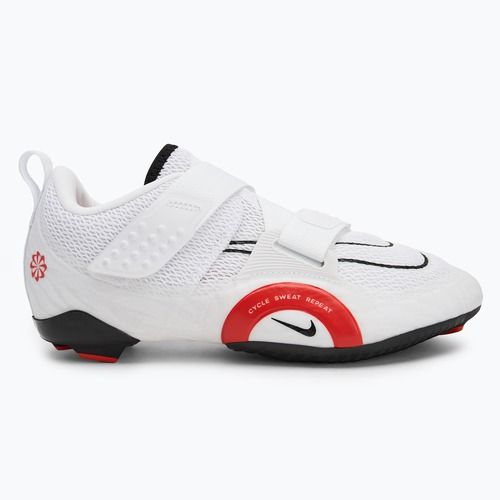 Nike Superrep Cycle 2 Spinning-Schuhe weiß/pikantes Rot