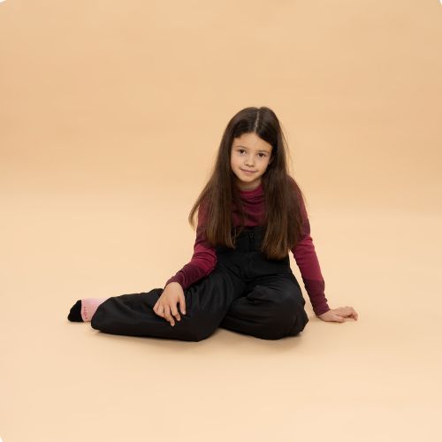 Kinder-Skihose KADVA Skiro Pants schwarz