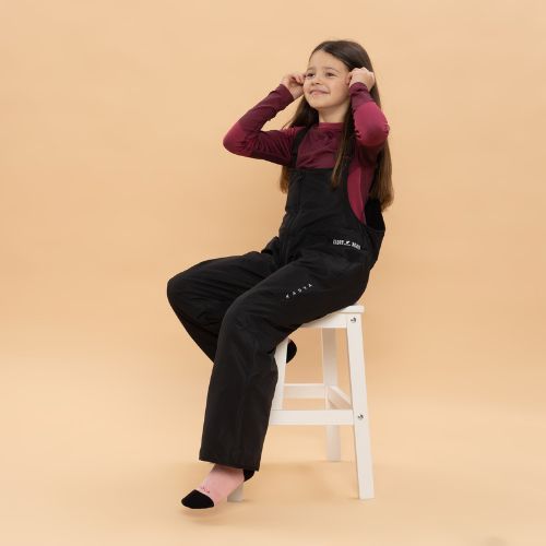 Kinder-Skihose KADVA Skiro Pants schwarz