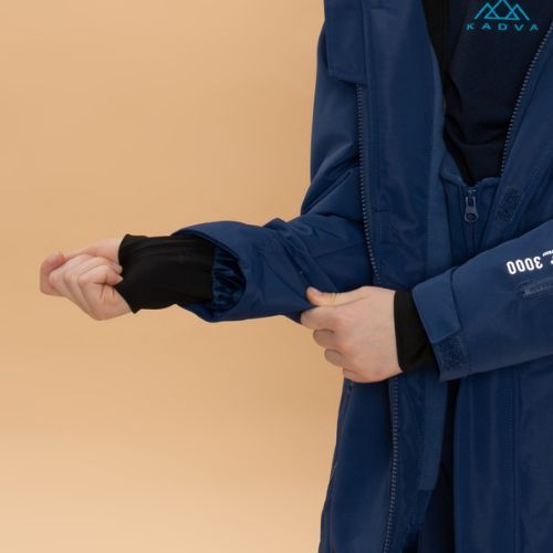 Kinder-Skijacke KADVA Skiro Jacket marineblau