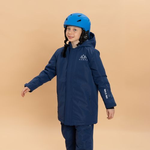 Kinder-Skijacke KADVA Skiro Jacket marineblau