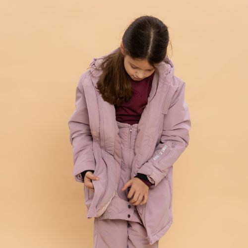 Kinder-Skijacke KADVA Skiro Jacket rosa