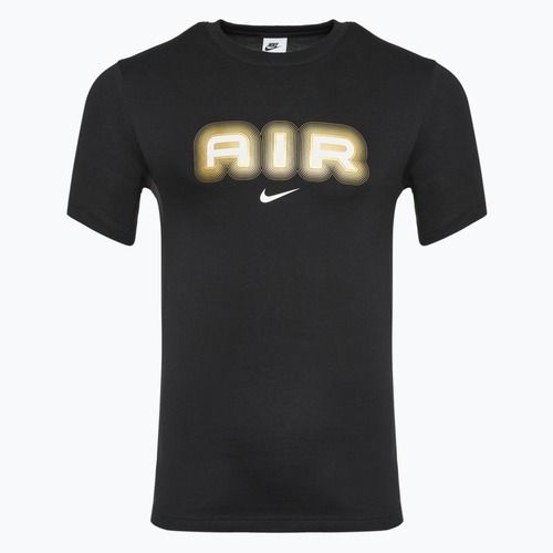 Shirt Herren Nike Air Graphic black/metalic gold