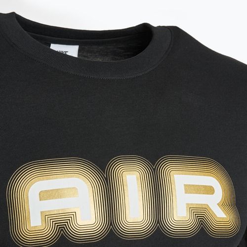 Shirt Herren Nike Air Graphic black/metalic gold
