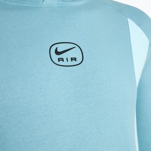 Sweatshirt Hoodie Herren Nike Sportstwear Air denim turqoise/glacier blue/black
