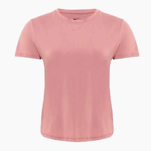 Shirt Damen Nike One Classic Dri-Fit canyon pink/black