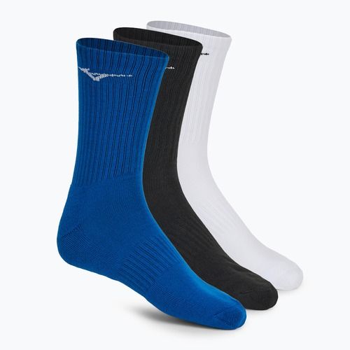 Socken Mizuno Training 3P white/black/mugen blue