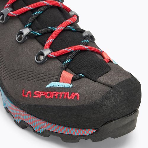 Damen-Trekkingschuhe La Sportiva Aequilibrium Trek GTX carbon/malibu blue