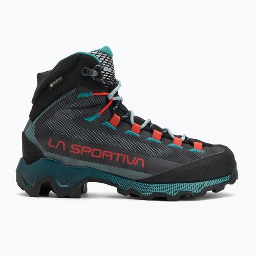 Hochgebirgsschuhe Bergstiefel Damen La Sportiva Aequilibrium Hike GTX carbon/ everglade