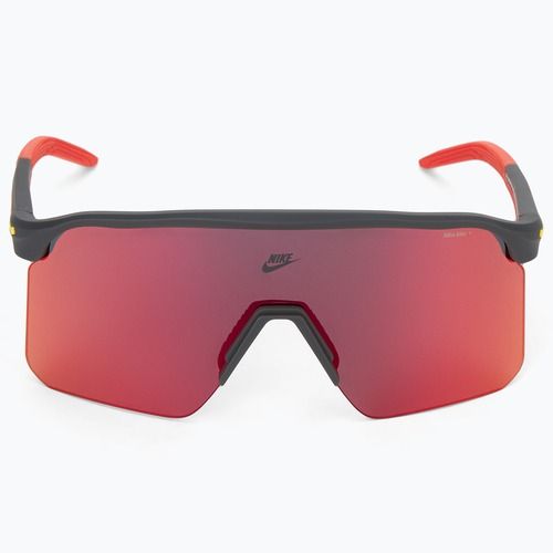 Sonnenbrille Nike Expedition Shield matte dark smoke grey/ red mirror