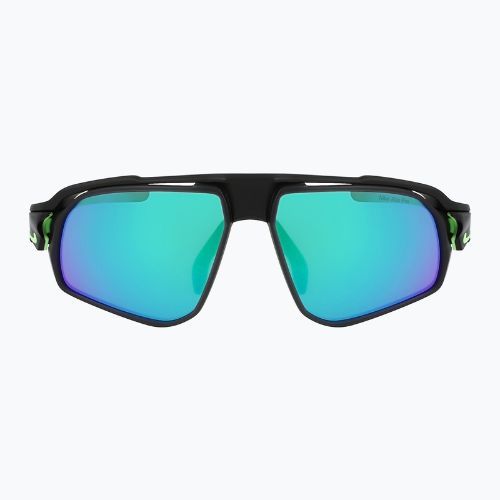 Sonnenbrille Nike Flyfree M matte black/ green mirror/ road tint