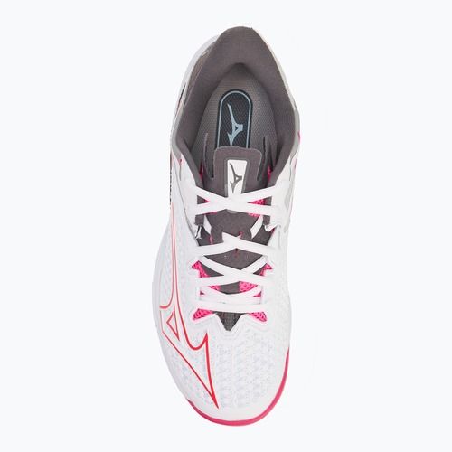 Tennisschuhe Damen Mizuno Wave Exceed Tour 6 CC white/radiant red/quiet shade