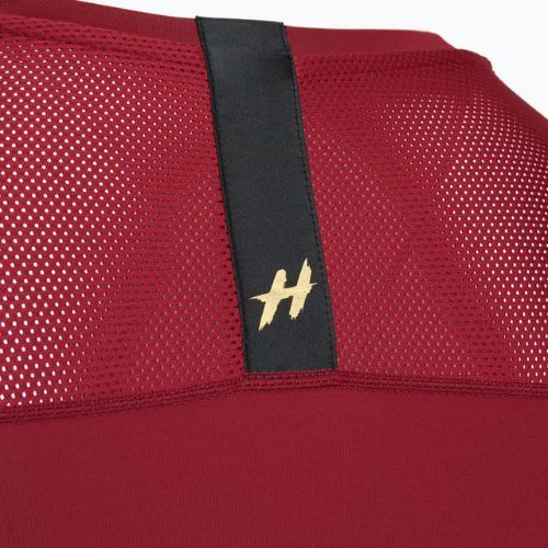 Herren-Langarm-Rashguard HOOK FIGHTING Base rot