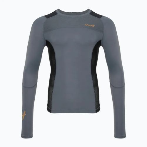 Herren Longsleeve Rashguard HOOK FIGHTING Base schwarz