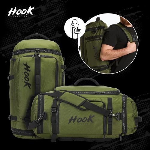 Rucksack HOOK FIGHTING Camp 2w1 Duffel Bag 41 l Grün