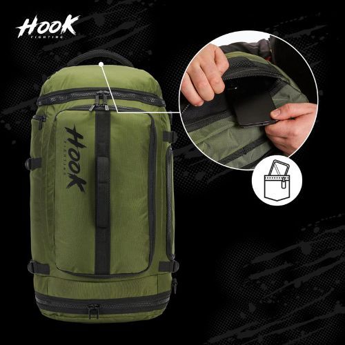 Rucksack HOOK FIGHTING Camp 2w1 Duffel Bag 41 l Grün