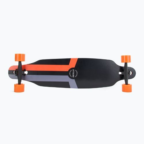 Longboard Skateboard ATTABO Flowrider Schwarz