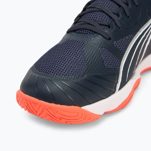 Handballschuhe PUMA Eliminate Turbo parisian night/ puma white/ glowning red