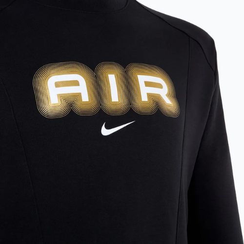 Sweatshirt Hoodie Herren Nike Sportstwear Air Crew-Neck black/metallic gold