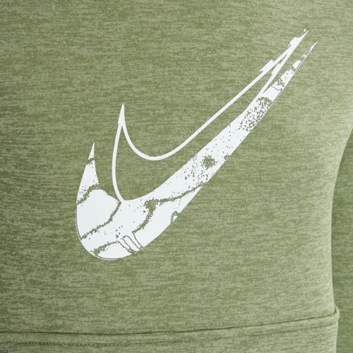 Sweatshirt Hoodie Kinder Nike Multi Stain Repel Therma-FIT oil green/olive aura/heather/white
