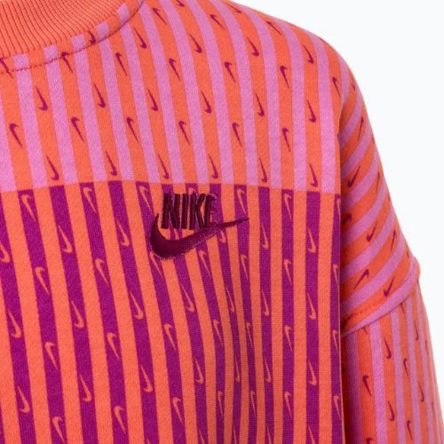 Sweatshirt Hoodie Kinder Nike Sportswear Club Fleece light wild mango/light wild mango/hot fuchsia