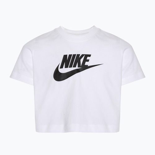 Shirt Kinder Nike Sportswear Cropped white